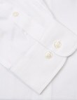 Laidlaw + Leeds Long-Sleeve Herringbone Shirt, White product photo View 04 S