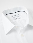 Laidlaw + Leeds Long-Sleeve Twill Shirt, Regular Cuff, White product photo View 04 S