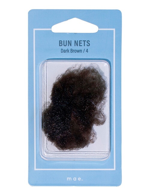 Mae Bun Nets Dark Brown 4-Piece product photo