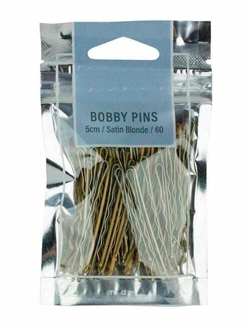 Mae Bobby Pins 5cm Satin Blonde 60's product photo View 02 L