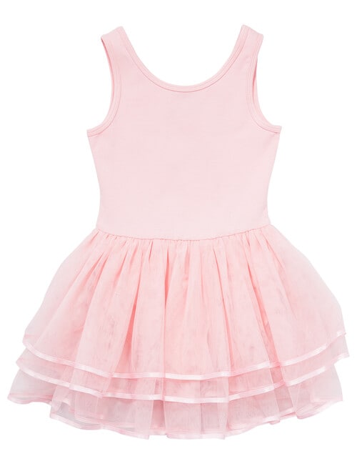 Dance Leotard with Mesh Skirt, Pink product photo