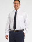 Chisel King Size Satin Shirt, White product photo