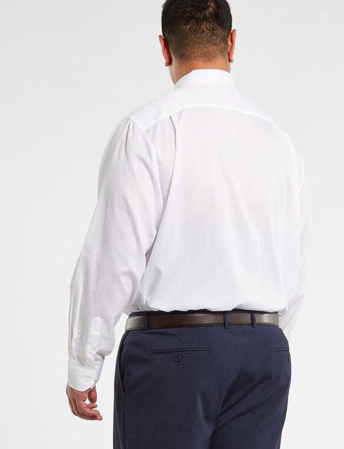 Chisel King Size Satin Shirt, White product photo View 02 L