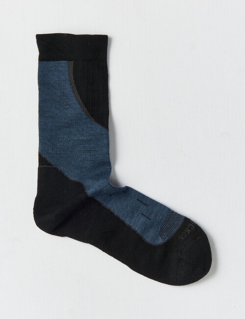 NZ Sock Co. Merino Tec Light Hiker, Black product photo