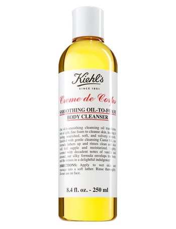Kiehls Creme de Corps Smoothing Body Oil to Foam Body Cleanser product photo