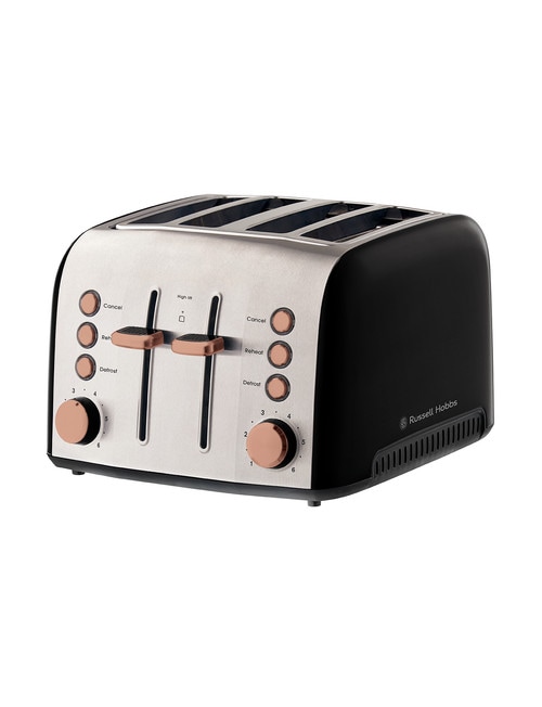 Russell Hobbs Brooklyn 4-Slice Toaster, Copper Accent, RHT94COP product photo