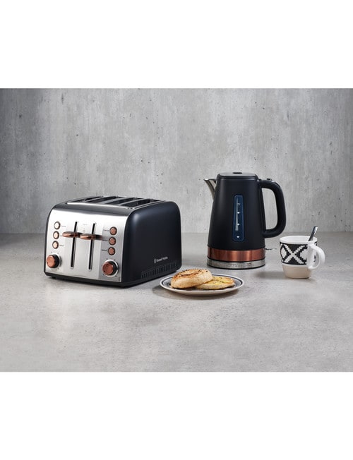 Russell Hobbs Brooklyn 4-Slice Toaster, Copper Accent, RHT94COP product photo View 03 L