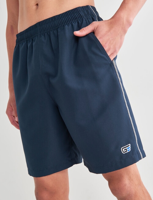 Gym Equipment Short, Navy product photo View 04 L