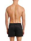 Mitch Dowd Satin Boxer, Black product photo View 02 S