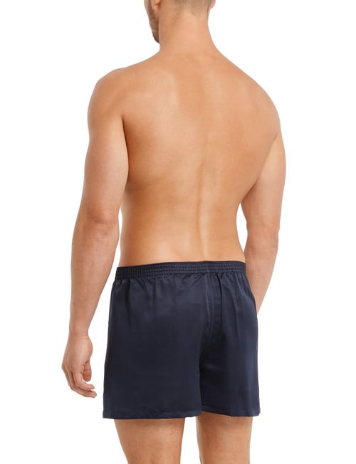 Mitch Dowd Satin Boxer, Navy product photo View 02 L