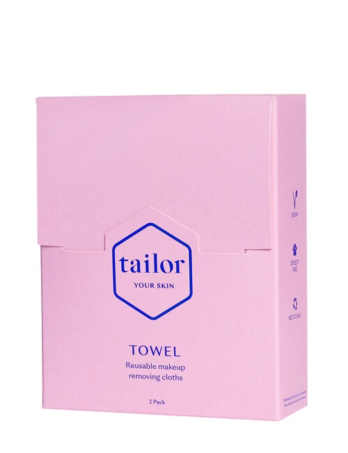 Tailor Skincare Towel, Cleansing Face Towel, 2-Pack product photo View 02 L