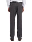 Chisel Formal Flat Front Birdseye Pant, Classic Fit, Black product photo View 02 S