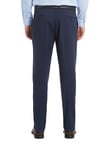 Chisel Formal Flat Front Birdseye Pant, Classic Fit, Navy product photo View 02 S