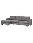 LUCA Furniture Max Fabric 2.5 Seater Sofa with Left Hand Facing Chaise, Slate product photo View 02 S