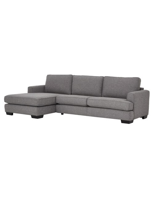 LUCA Furniture Max Fabric 2.5 Seater Sofa with Left Hand Facing Chaise, Slate product photo View 02 L