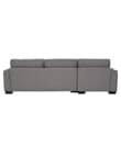 LUCA Furniture Max Fabric 2.5 Seater Sofa with Left Hand Facing Chaise, Slate product photo View 03 S
