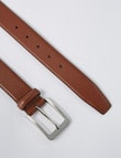 Chisel Textured Leather Belt, Tan product photo View 03 S