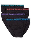 Bonds Hipster Brief, 4-Pack, Black product photo View 04 S