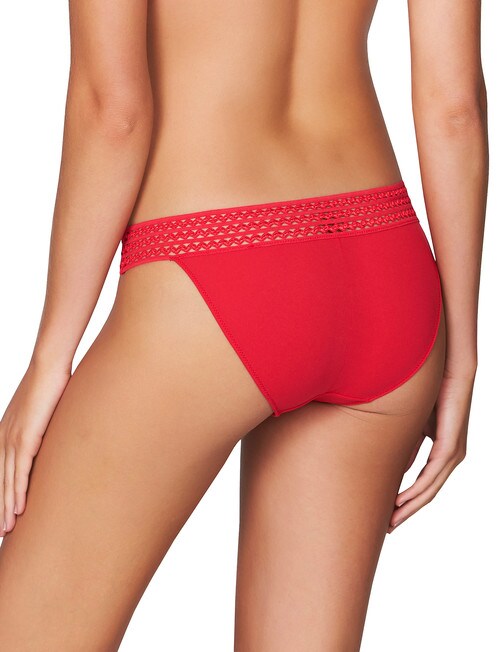 Heidi Klum Intimates Forever Forget-Me-Not Bikini Brief, Lipstick Red product photo View 02 L