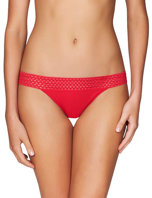 Heidi Klum Intimates Forever Forget-Me-Not Thong, Lipstick Red product photo