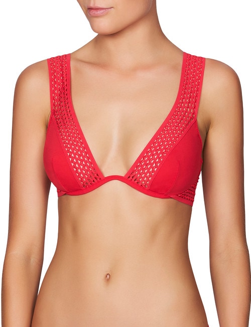 Heidi Klum Intimates Forever Forget-Me-Not 1/4 Cup Bra, Lipstick Red product photo