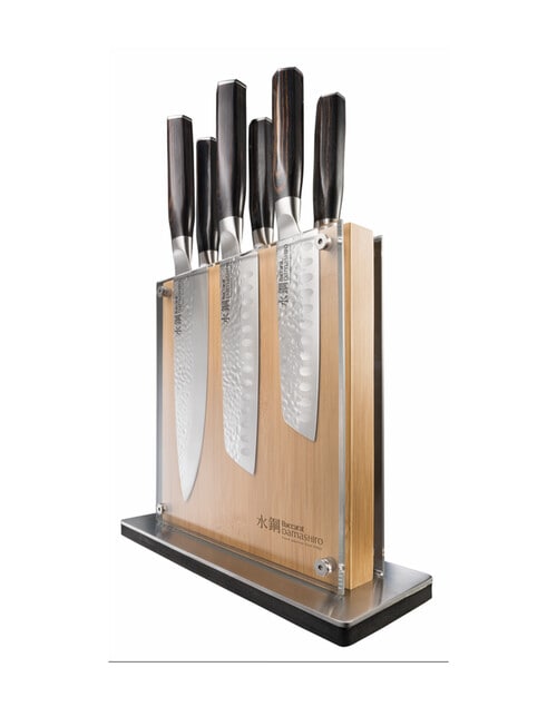 Baccarat Damashiro Shi Set of 7 Knife Block product photo