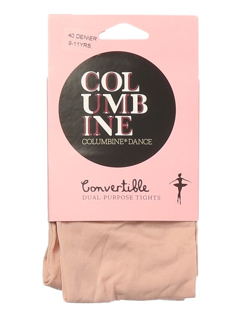 Columbine Convertible Dance Tights, 40D, Nude product photo