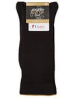 Jockey Circulation Cotton Crew Sock, 2-Pack, Black product photo
