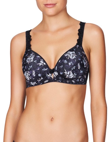 Bendon Molly Maternity Bra, Blossoming Branches & Black product photo