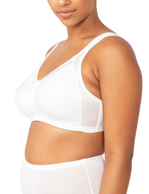 Triumph Endless Comfort Wirefree Bra, White, D-F product photo View 03 L