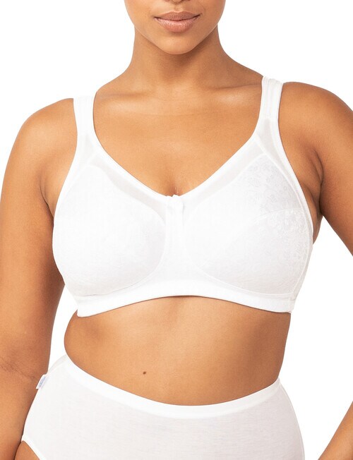 Triumph Endless Comfort Wirefree Bra, White, D-F product photo