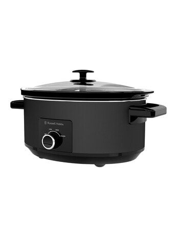 Russell Hobbs 7 Litre Slow Cooker, Matte Black, RHSC7 product photo