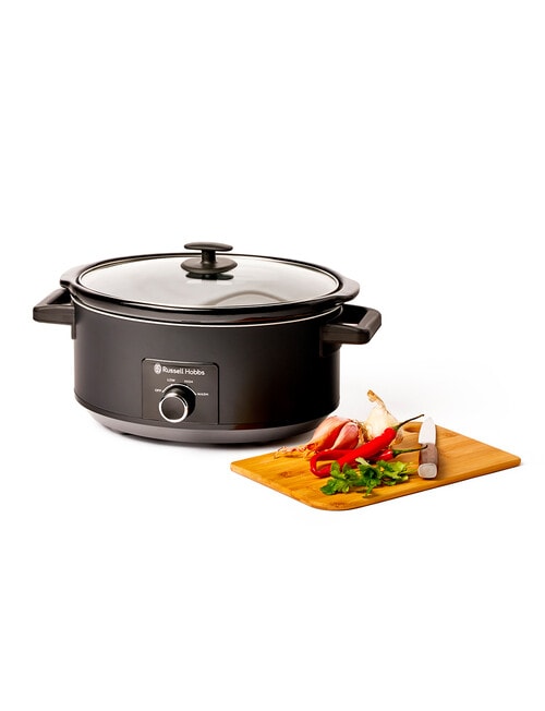 Russell Hobbs 7 Litre Slow Cooker, Matte Black, RHSC7 product photo View 03 L