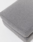 LUCA Furniture Max Fabric Ottoman, Slate product photo View 02 S