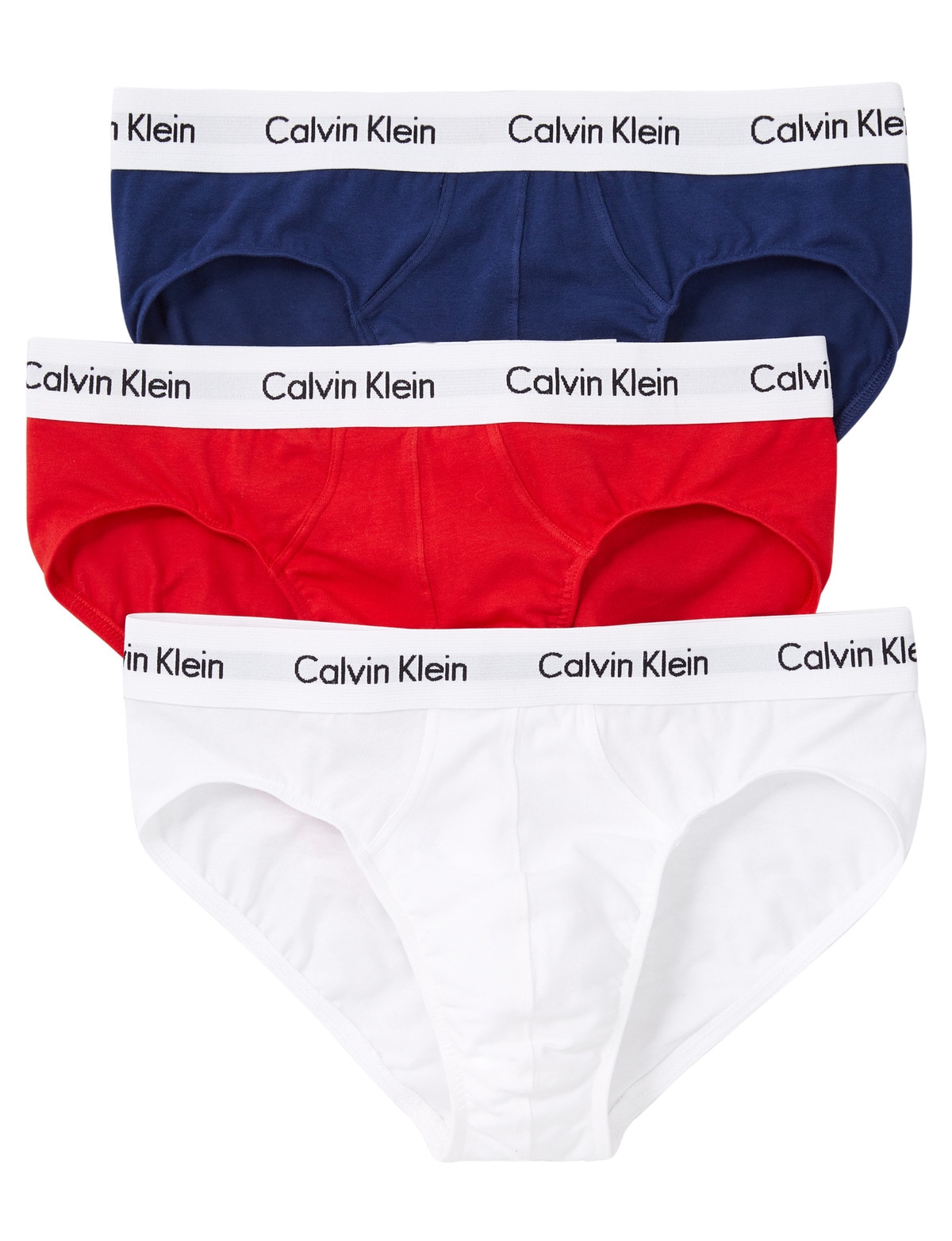 Calvin Klein Modern Cotton Stretch Hip Brief, 3-Pack - Underwear