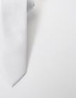 Laidlaw + Leeds Tie, Plain Texture, 5cm, White product photo View 02 S