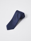 Laidlaw + Leeds Tie, Flowers, 7cm, Blue product photo