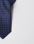 Laidlaw + Leeds Tie, Flowers, 7cm, Blue product photo View 02 S