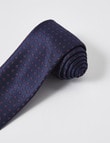 Laidlaw + Leeds Tie, Flowers, 7cm, Pink & Blue product photo View 02 S