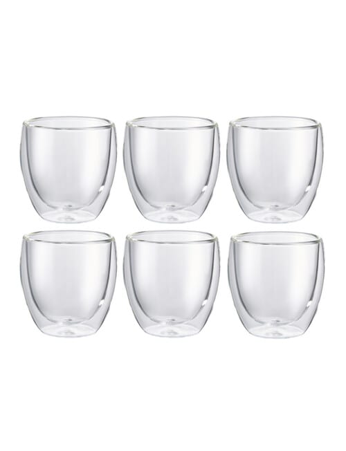 Bodum Pavina Double Wall Cups, Set of 6, 250ml product photo