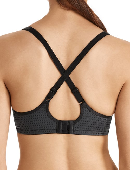 Berlei Electrify Contour Sports Bra, Black, B-DD product photo View 03 L