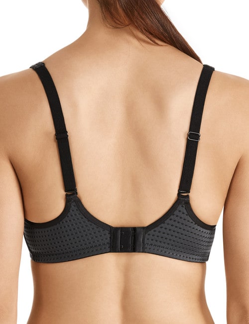 Berlei Electrify Contour Sports Bra, Black, B-DD product photo View 02 L