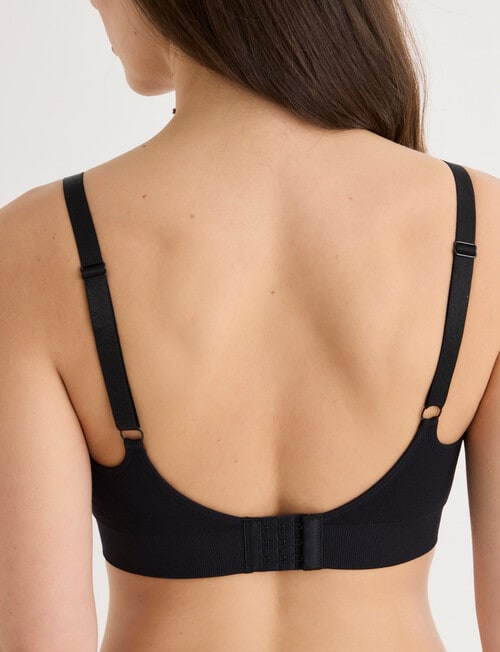 Lyric Maternity Seamfree Bra, Black product photo View 02 L