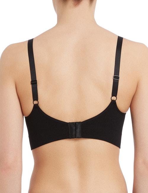 Lyric Maternity Seamfree Bra, Black product photo View 02 L