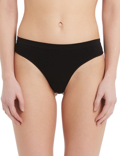 Lyric Seamfree G-String Black product photo