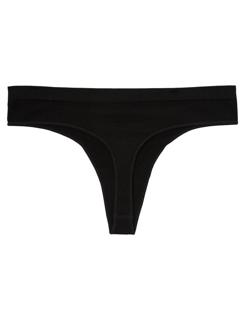 Lyric Seamfree G-String Black product photo View 02 L
