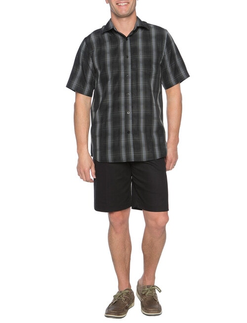 Savane Freedom Flat Front Short, Black product photo View 03 L