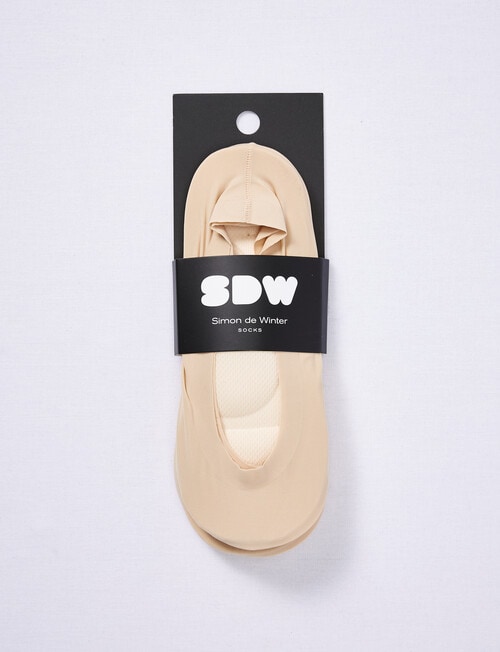 Simon De Winter 2-Pack Padded Arch Footlet Nude product photo View 02 L