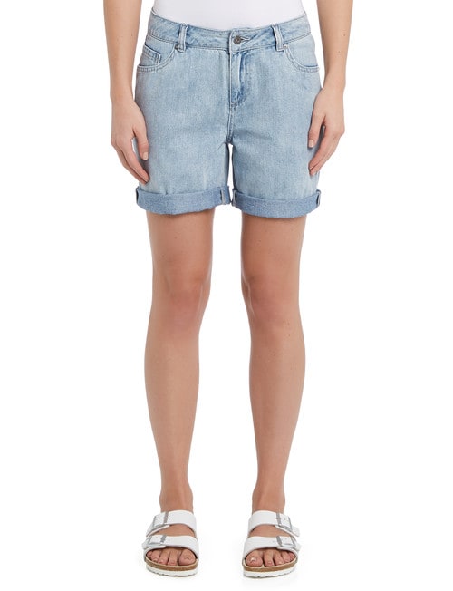 Zest Denim Roll Up Short product photo