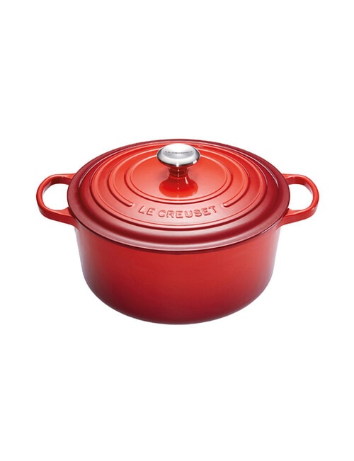 Le Creuset Signature Round Casserole, 20cm, Cerise product photo
